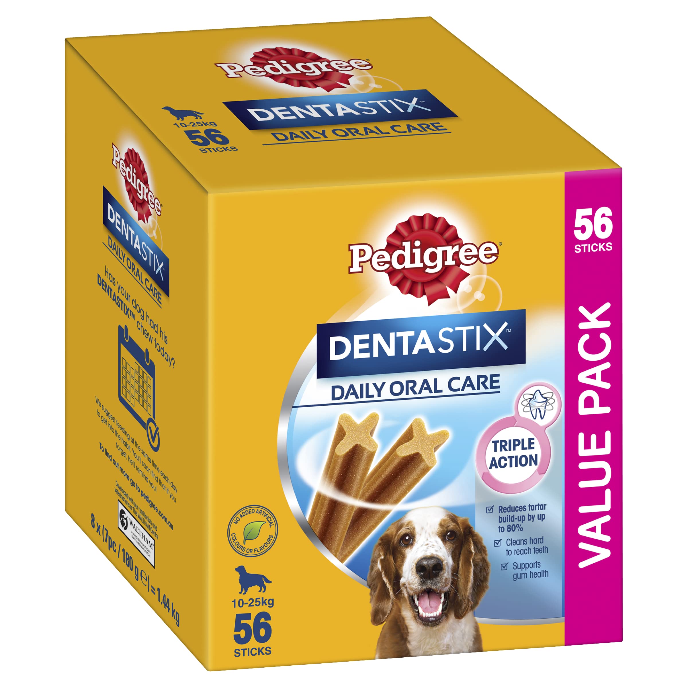 PEDIGREE DentaStix Large Dental Dog Treats Daily Oral Care 56 Sticks Value Pack