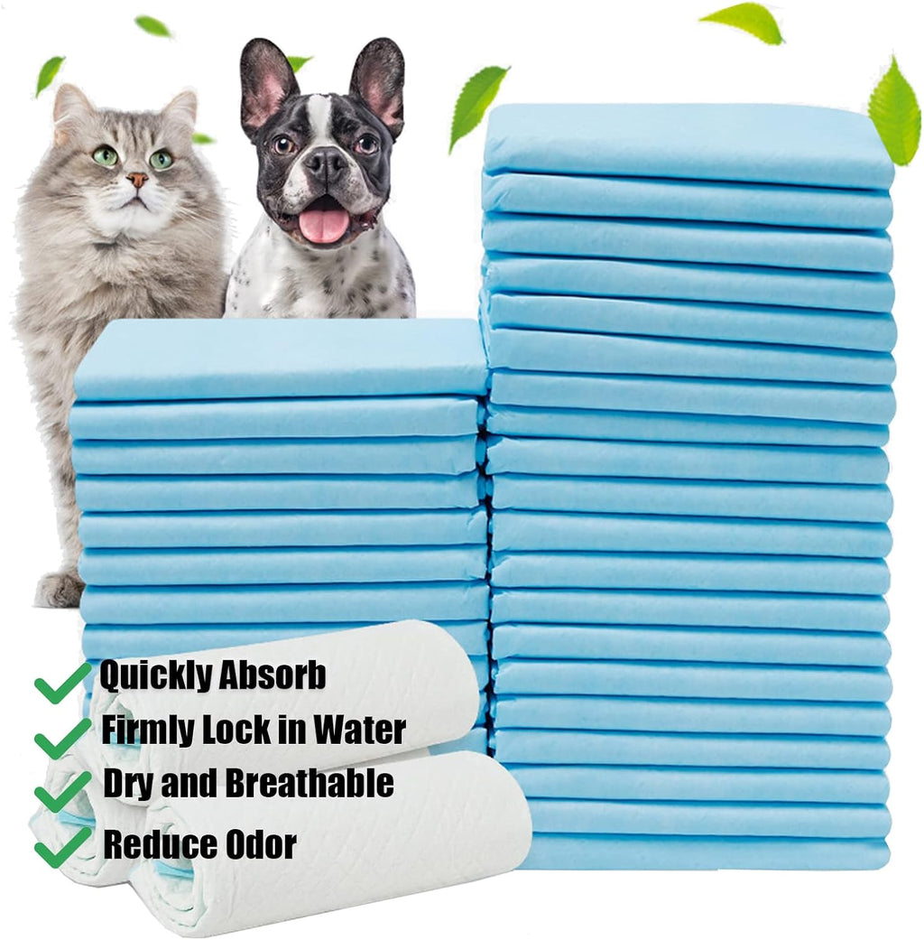 Dog Disposable Training Pad 60x60cm-100 Count |Large Puppy Pee Training Pads Super Absorbent & Leak-Proof | Disposable Pet Piddle and Potty Pads for Puppies | Dogs | Doggie (60x60P100)